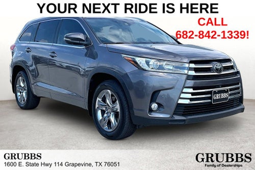 2018 Toyota Highlander Limited Platinum
