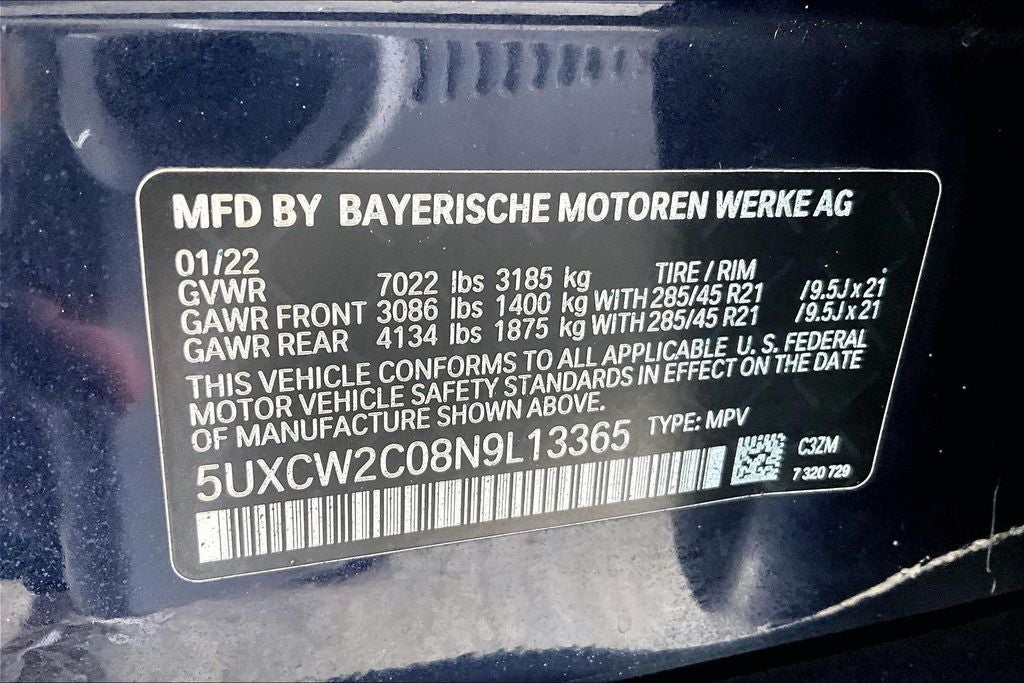 2022 BMW X7 xDrive40i M Sport