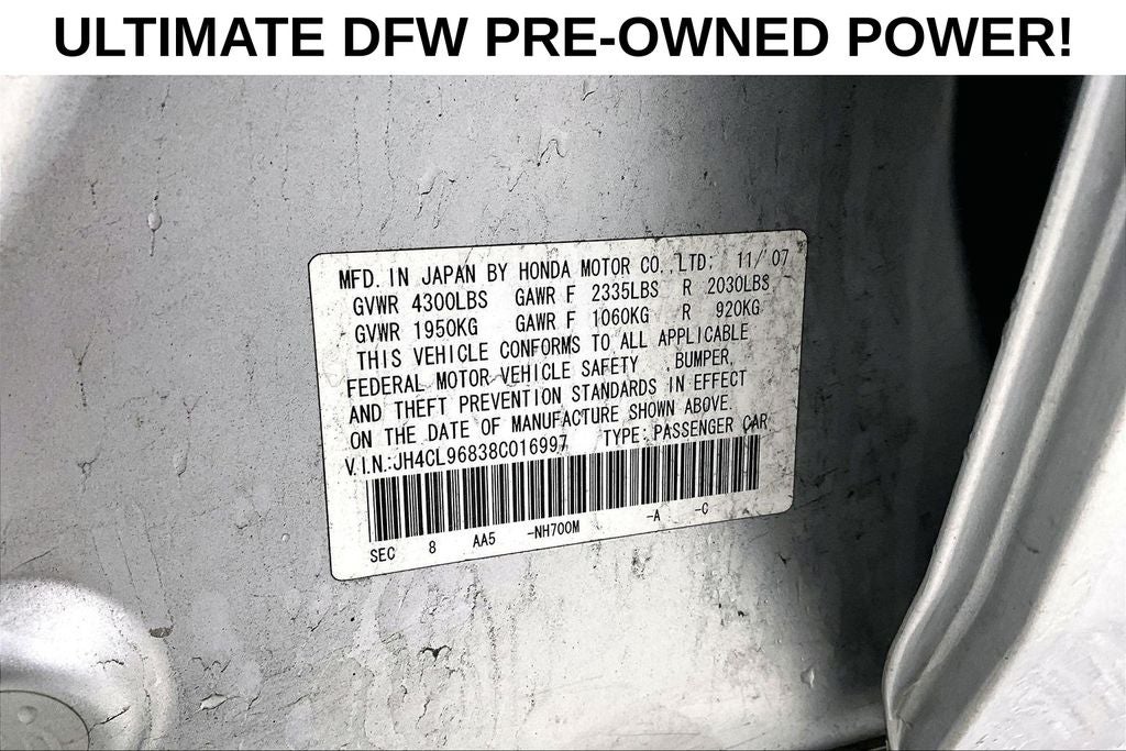 2008 Acura TSX Base