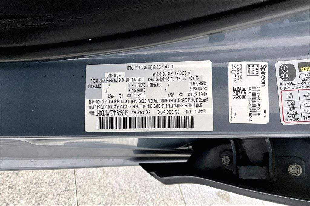 2021 Mazda Mazda6 Carbon Edition