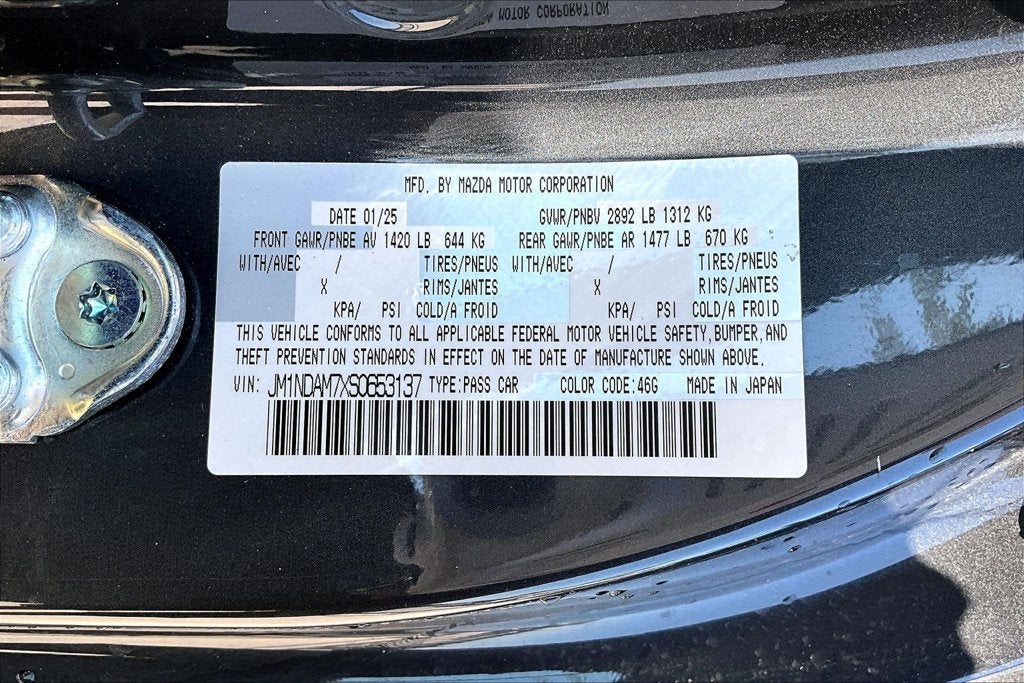 2025 Mazda Mazda MX-5 Miata RF Grand Touring