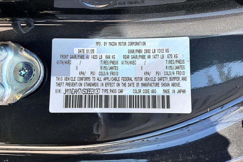 2025 Mazda Mazda MX-5 Miata RF Grand Touring