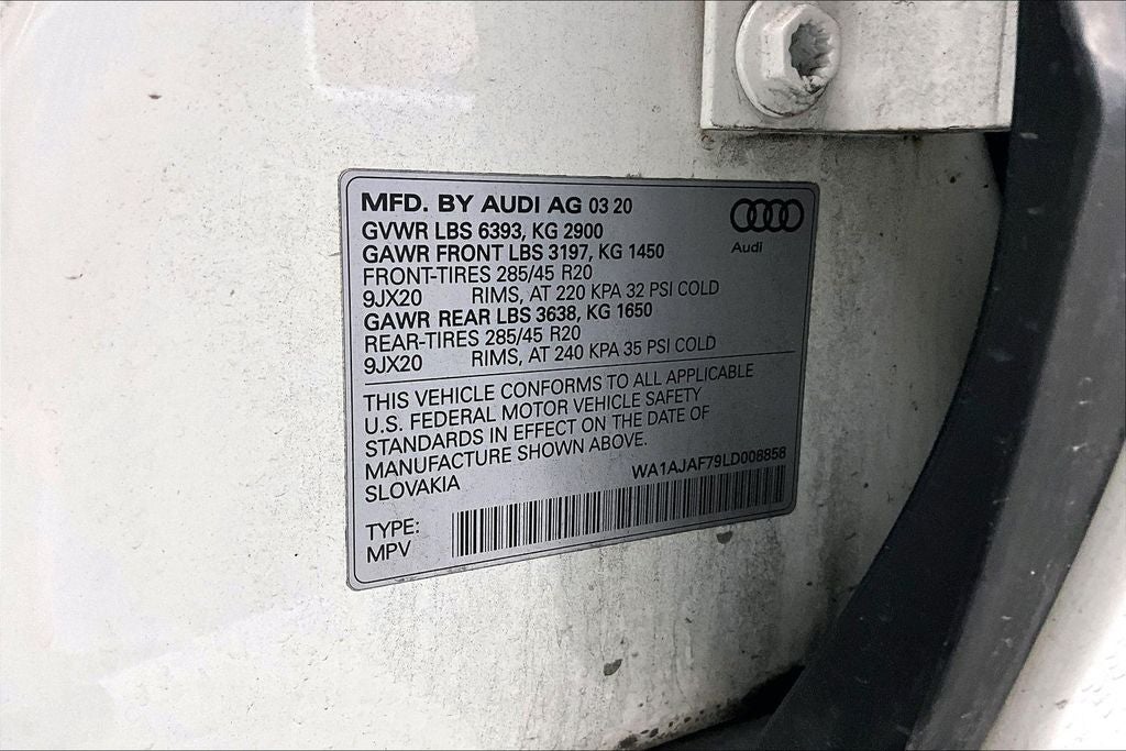 2020 Audi Q7 45 Premium quattro