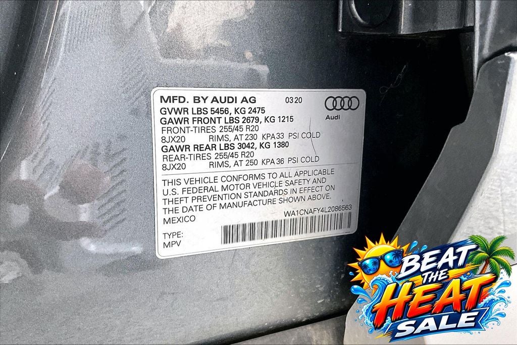 2020 Audi Q5 45 Prestige quattro