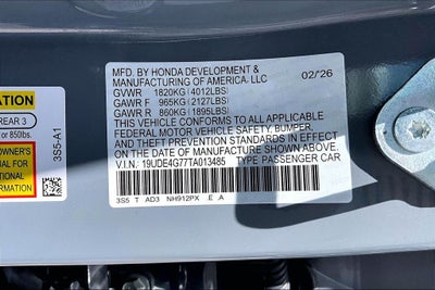 2026 Acura Integra A-Spec Tech Package