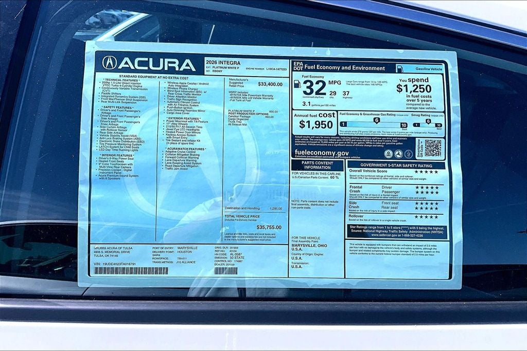 2026 Acura Integra Base
