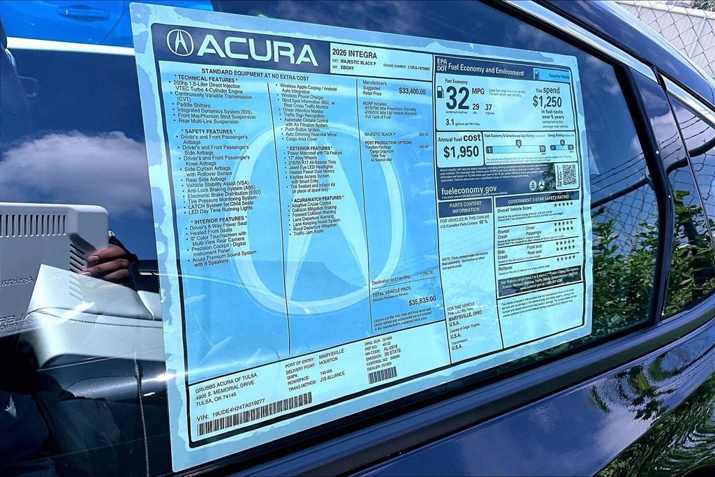 2026 Acura Integra Base