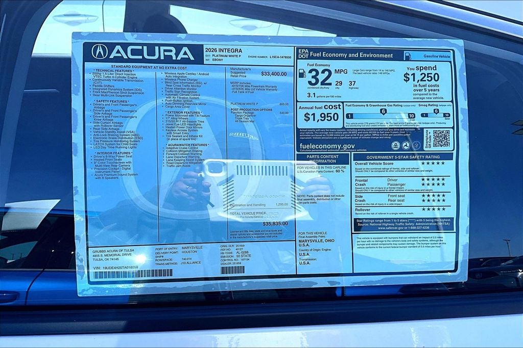 2026 Acura Integra Base