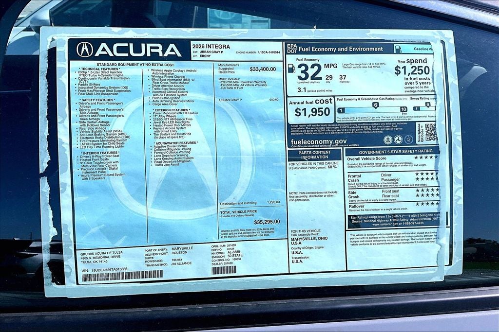 2026 Acura Integra Base