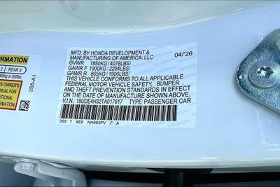 2026 Acura Integra A-Spec Package
