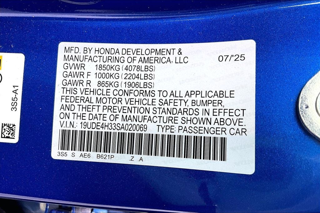 2025 Acura Integra A-Spec Package