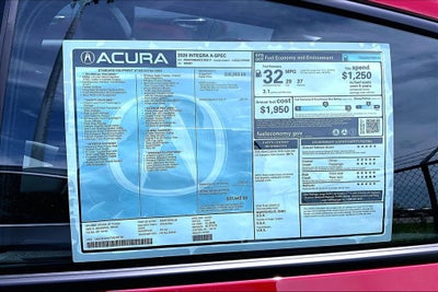 2026 Acura Integra A-Spec Package