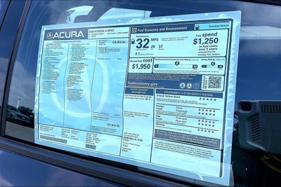 2026 Acura Integra A-Spec Package