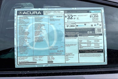 2026 Acura Integra A-Spec Tech Package