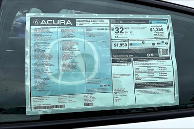 2026 Acura Integra A-Spec Tech Package