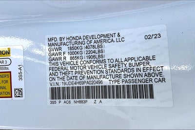 2023 Acura Integra A-Spec Tech Package
