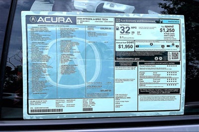 2026 Acura Integra A-Spec Tech Package