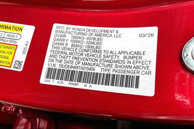 2026 Acura Integra A-Spec Tech Package
