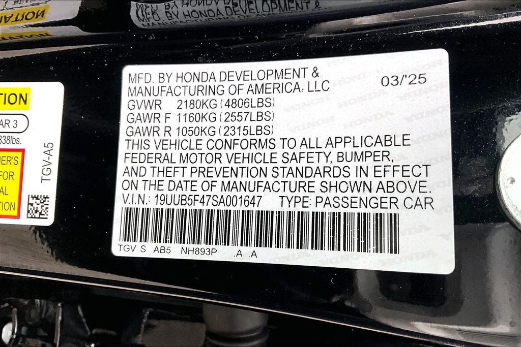 2025 Acura TLX Technology Package