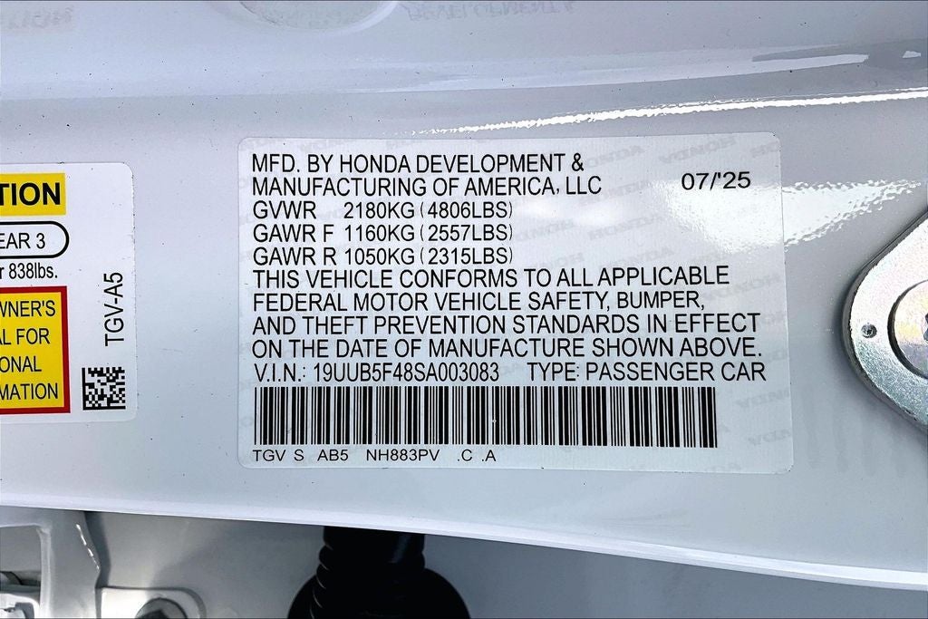 2025 Acura TLX Technology Package