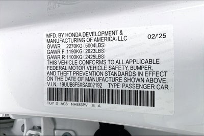 2025 Acura TLX A-Spec Package SH-AWD