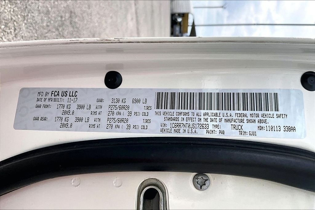 2018 RAM 1500 Laramie