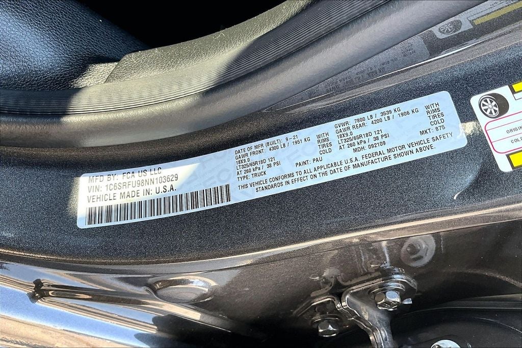 2022 RAM 1500 TRX