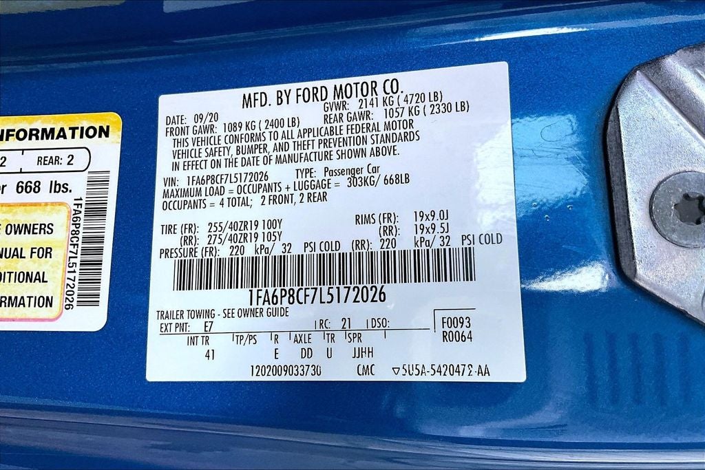 2020 Ford Mustang GT Premium
