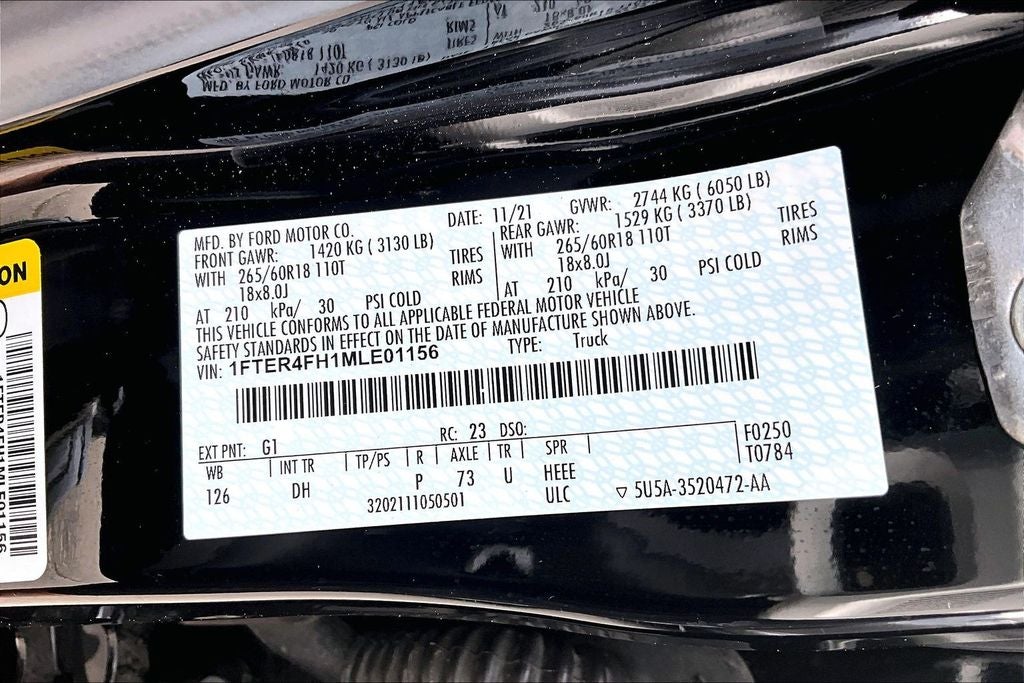 2021 Ford Ranger Lariat