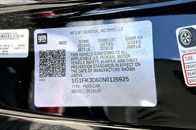 2022 Chevrolet Camaro ZL1