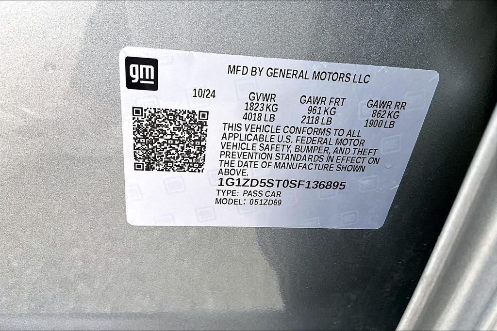 2025 Chevrolet Malibu LT 1LT