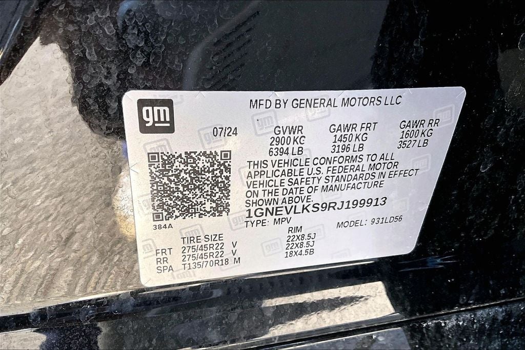 2024 Chevrolet Traverse RS