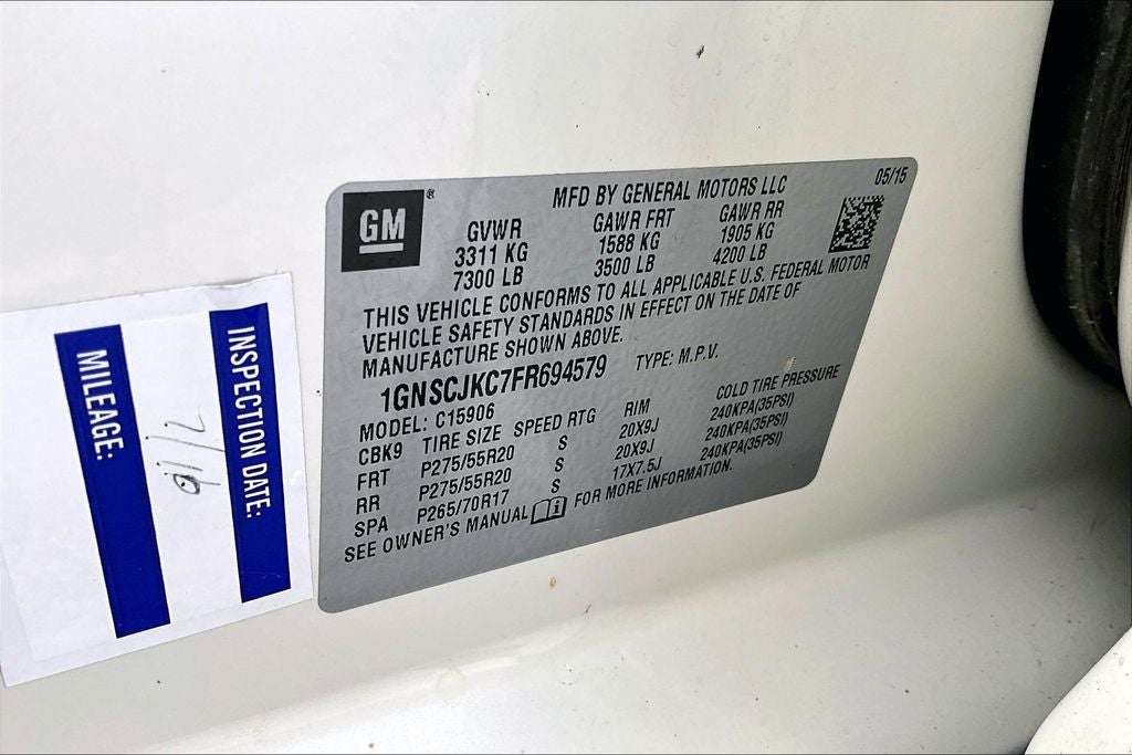 2015 Chevrolet Suburban LT