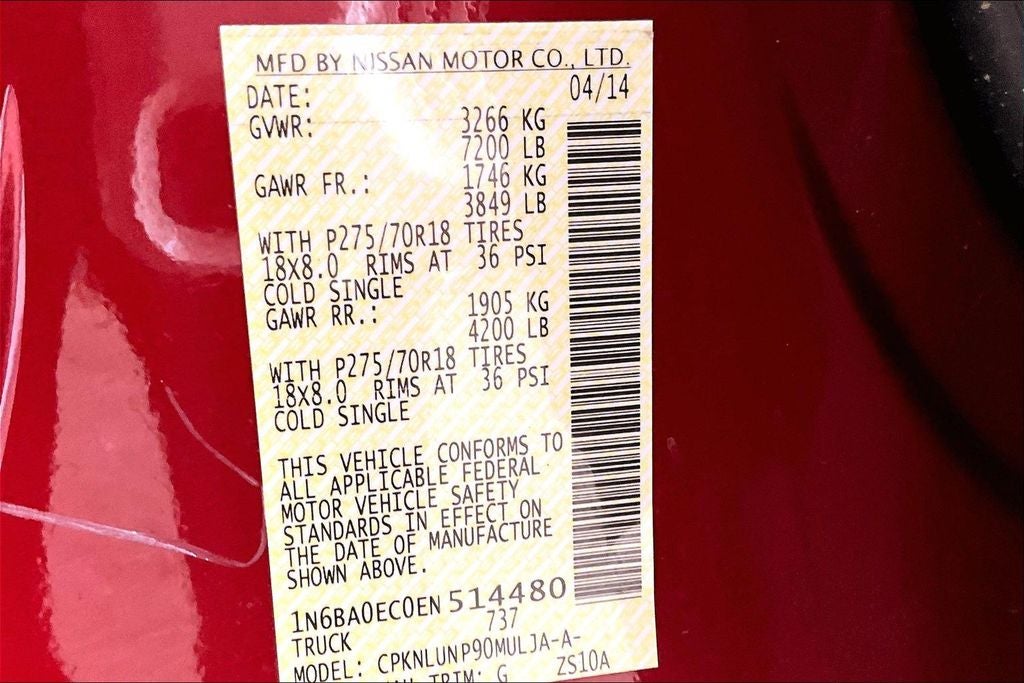 2014 Nissan Titan PRO-4X