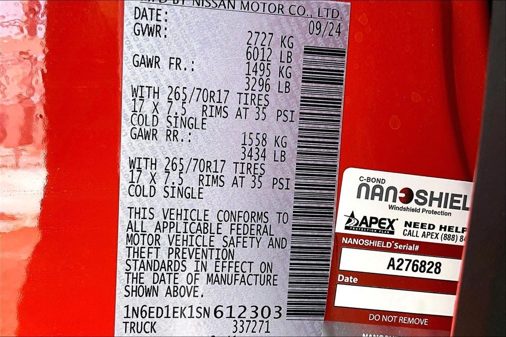 2025 Nissan Frontier PRO-4X