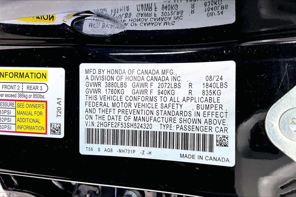 2025 Honda Civic Sport