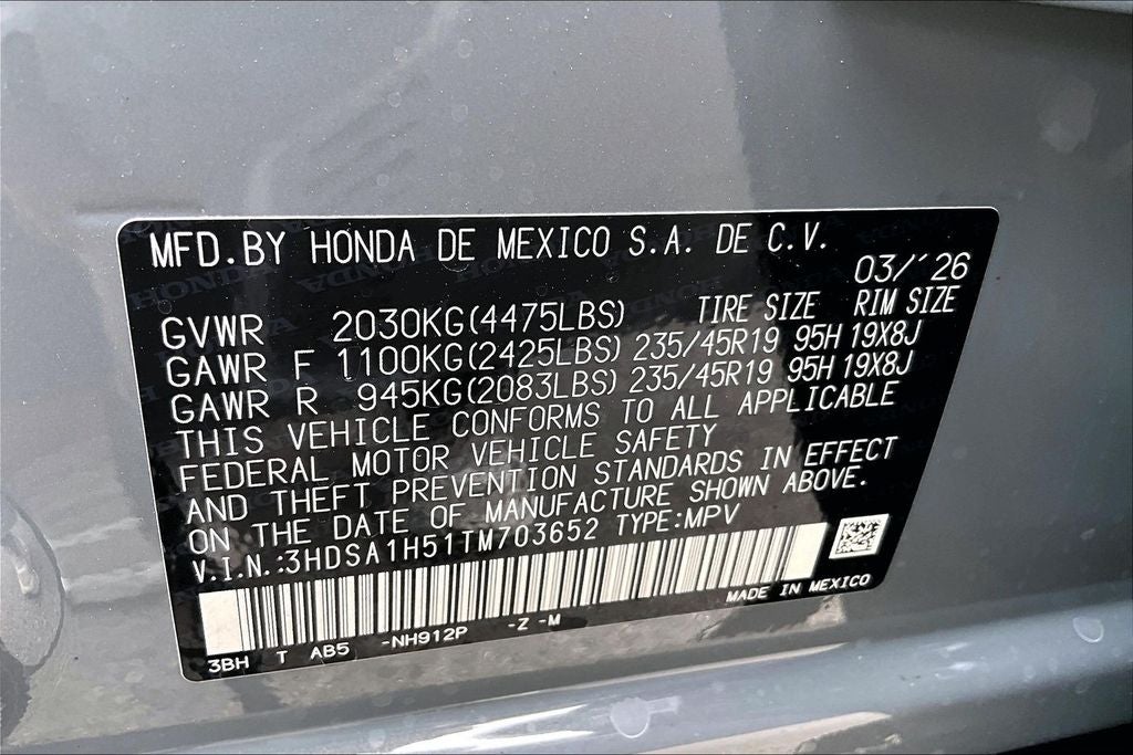 2026 Acura ADX A-Spec Package