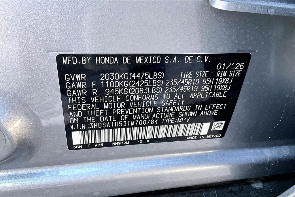 2026 Acura ADX A-Spec Package