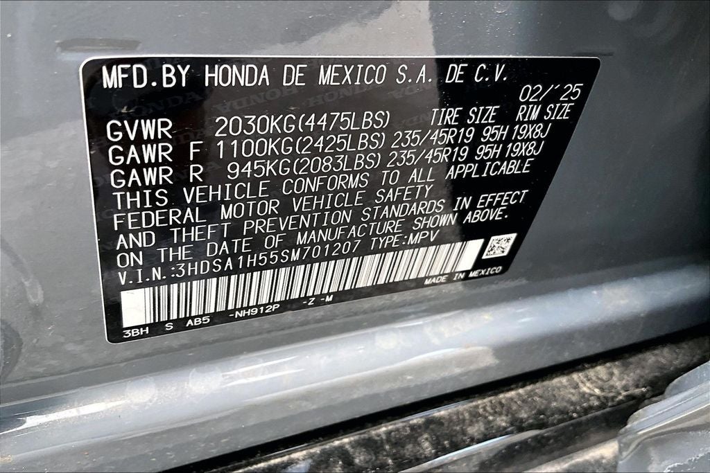 2025 Acura ADX A-Spec Package