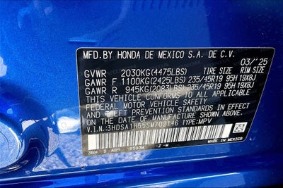 2025 Acura ADX A-Spec Package