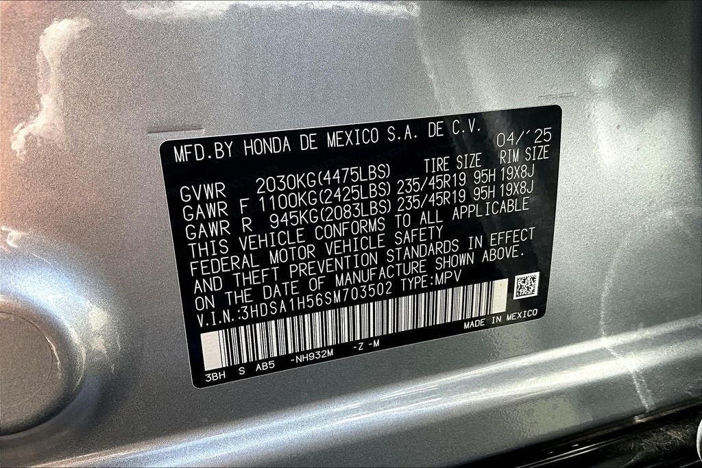 2025 Acura ADX A-Spec Package