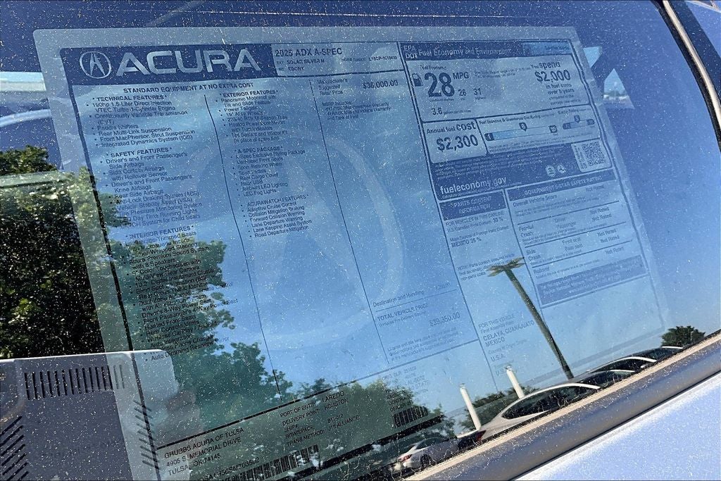 2025 Acura ADX A-Spec Package