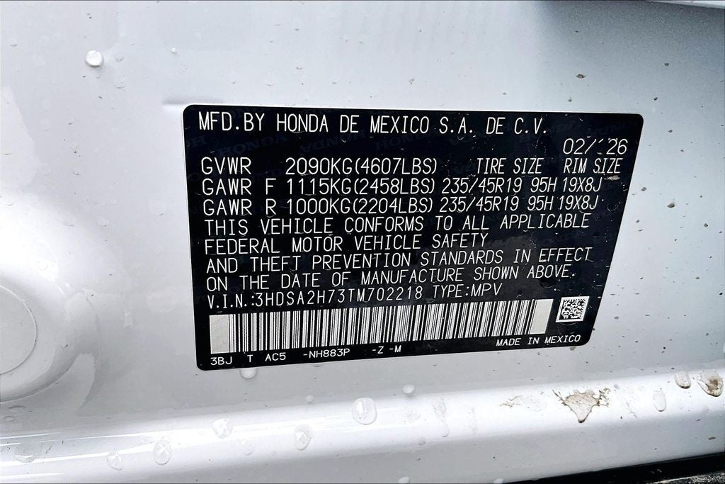 2026 Acura ADX A-Spec Advance Package