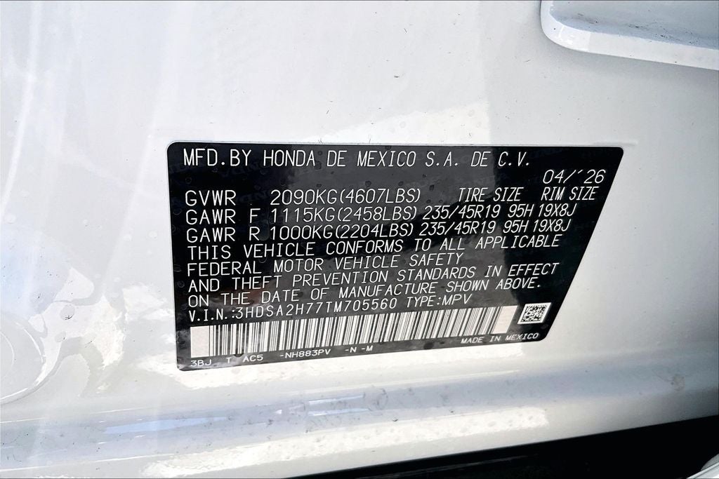 2026 Acura ADX A-Spec Advance Package