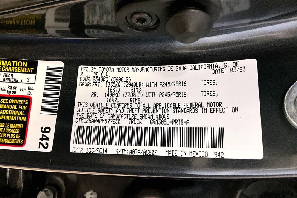 2023 Toyota Tacoma SR5 V6