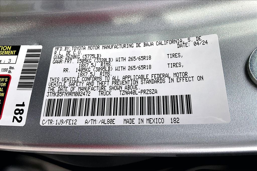 2024 Toyota Tacoma TRD Sport