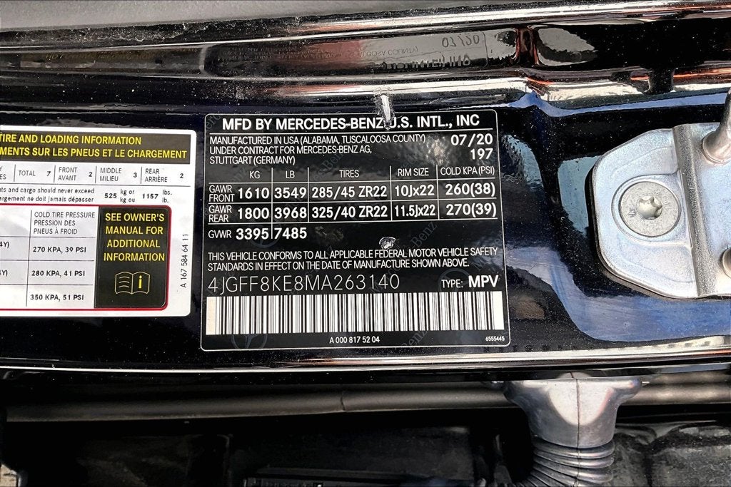 2021 Mercedes-Benz GLS GLS 63 AMG® 4MATIC®
