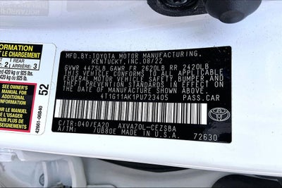 2023 Toyota Camry SE