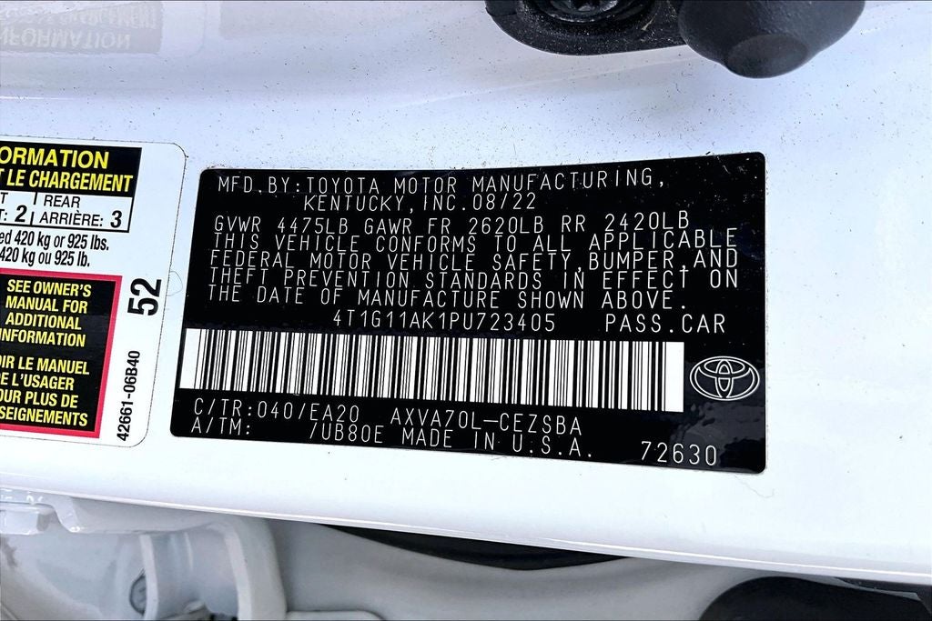 2023 Toyota Camry SE