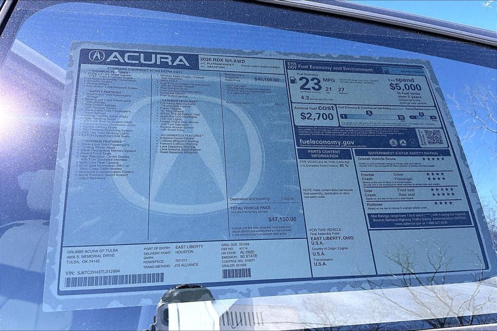 2026 Acura RDX Base SH-AWD